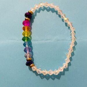 Colorful Crystal Beaded Bracelet